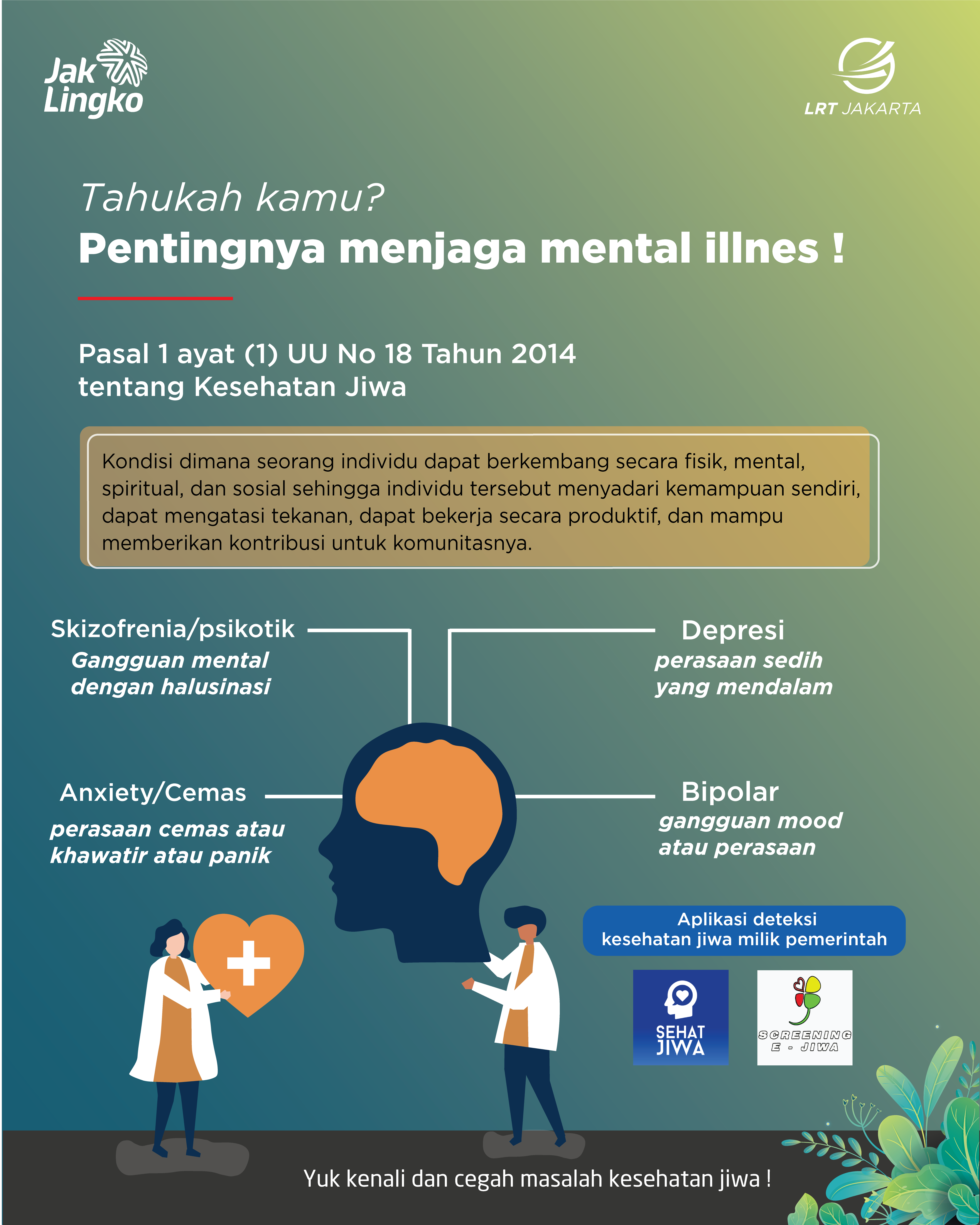 Download Infografis Kesehatan Mental Images
