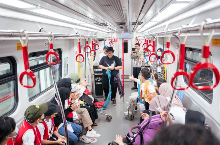 LRT Jakarta Gelar Acara Ceriamu Ceriaku untuk Kelompok Anak Rentan 